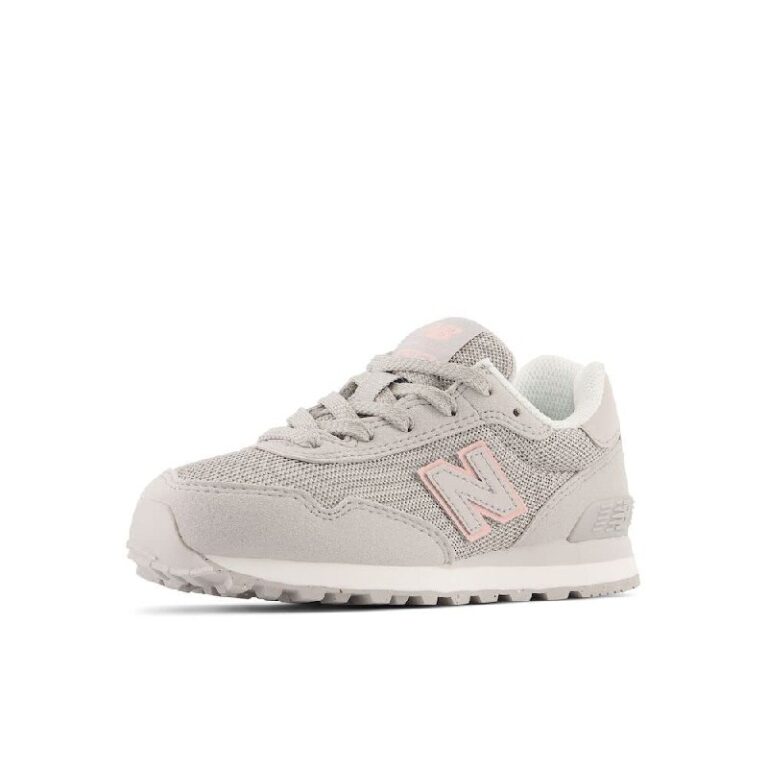 🔥 New Balance Kid’s 515 V1 Lace-up Sneaker, Rain Cloud/Pink Haze  — $44.99  (was $64.99)