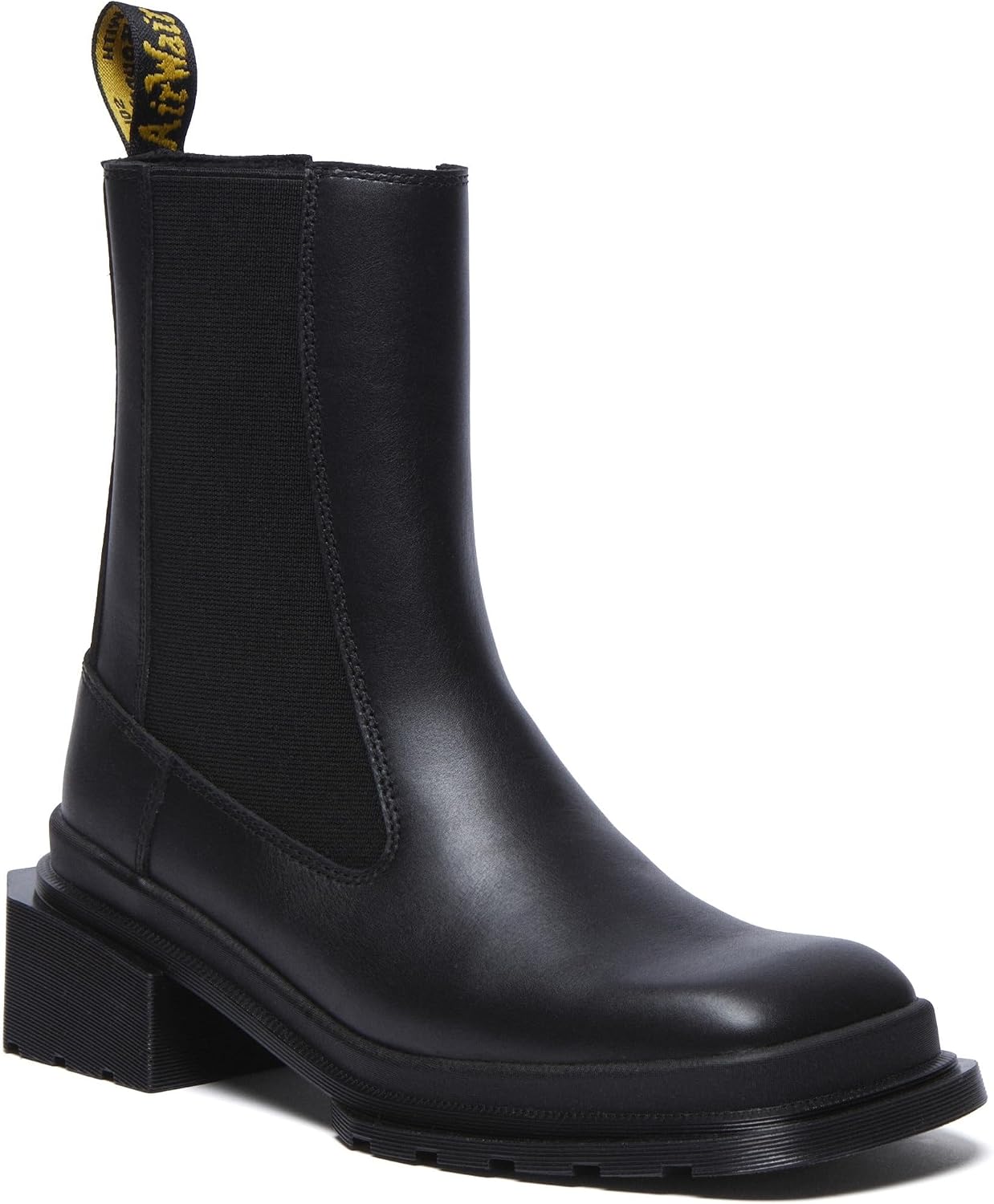 Dr. Martens Women's Maybole Square Toe Chelsea Boots, Black Wanama, 9UK