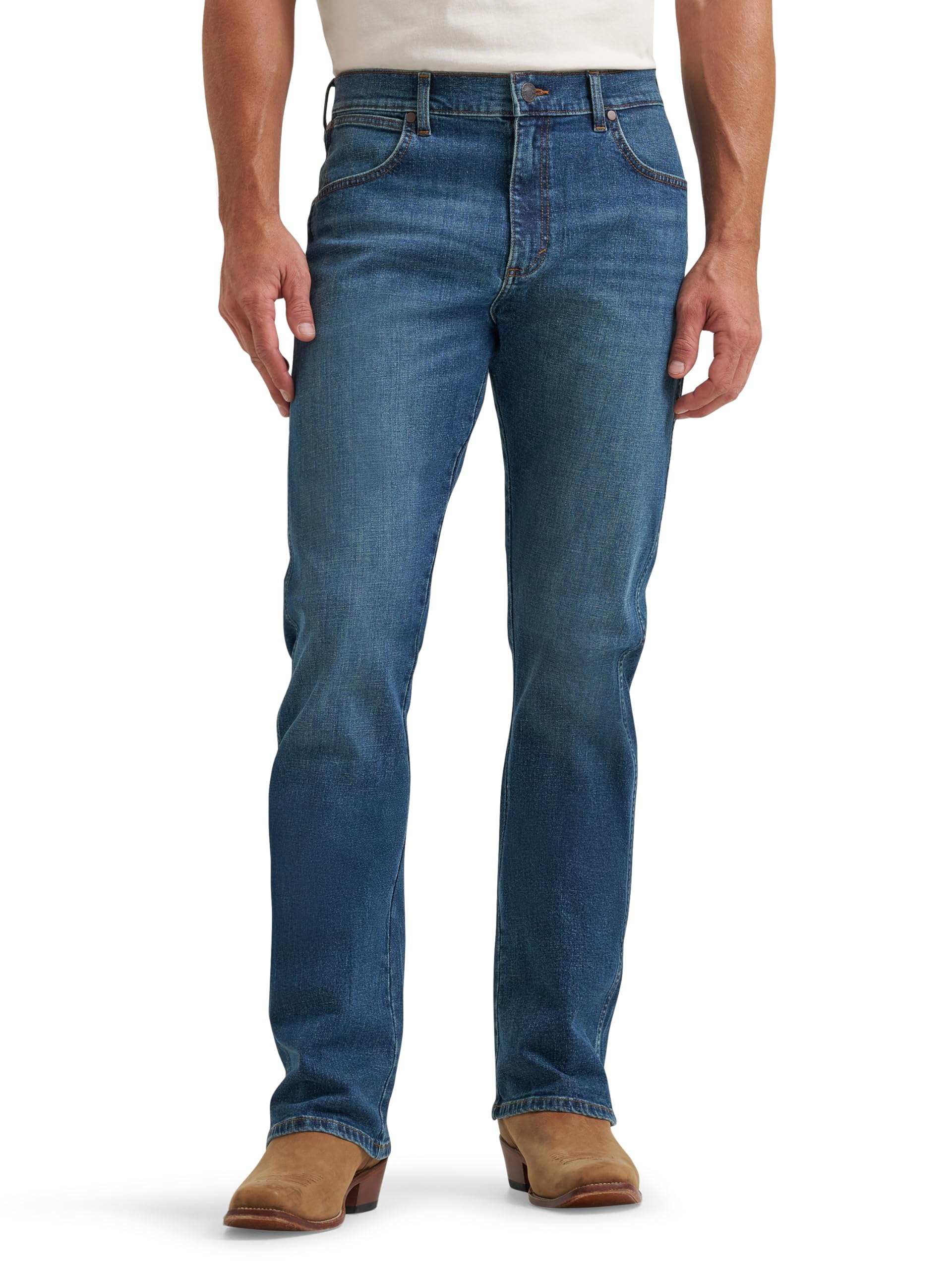 Wrangler Men's Retro Relaxed Fit Boot Cut Jean, Adkins