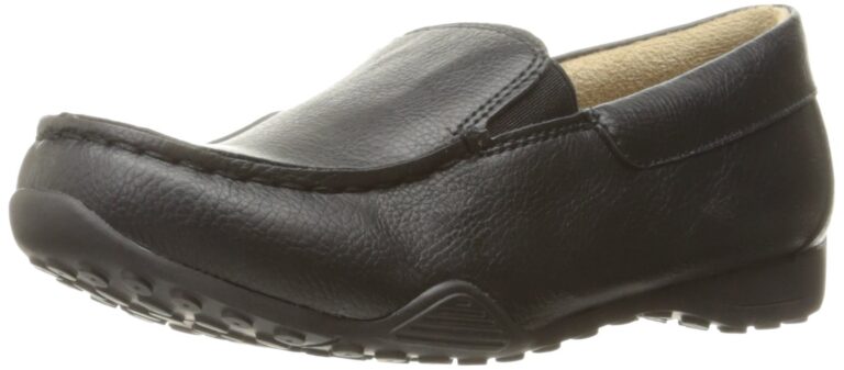 The Children’s Place,boys,Dressy Shoe,and Toddler Slip on Dress Shoe,Black,1 Big Kid — $22.56 (was $36.95)