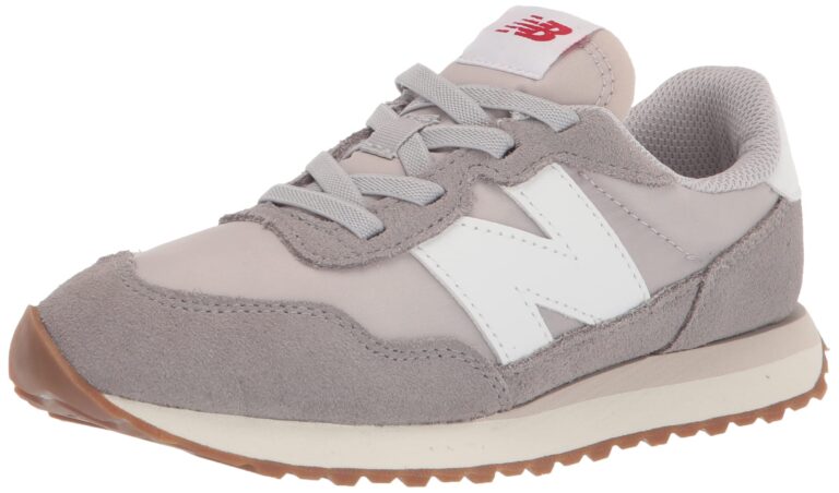 New Balance Kids 237 Bungee Sneaker, MARBLEHEAD/MOONBEAM — $44.98 (was $64.99)