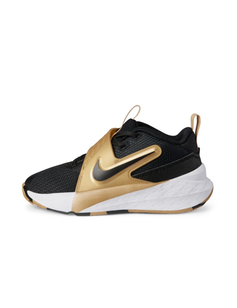Nike Little Kid’s Team Hustle D Basketball Shoes, Black/Black — $40.97 (was $62.00)