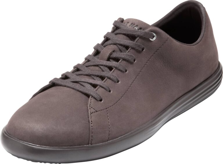 Cole Haan Men’s Grand Crosscourt Sneakers, Dark Chocolate Nubuck/Chocolate Raisin — $62.87 (was $101.15)