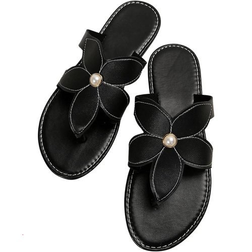 RoseSeek Women’s Floral Pearl Flip Flops Toe Post Dressy Thong Sandals — $10.99 (was $27.99)