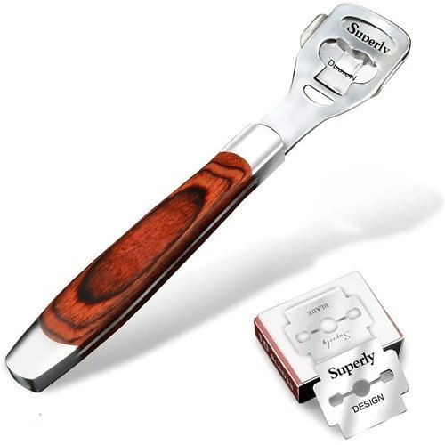 BEINY Stainless Steel Callus Shaver Pedicure Dead Hard Skin Remover Heel — $4.99 (was $9.58)