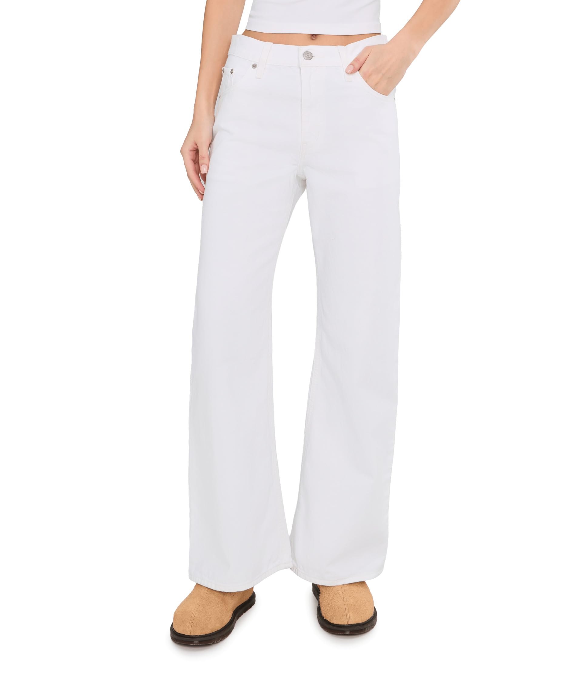 Levi's Women's Middy Loose Boot Jeans, (New)